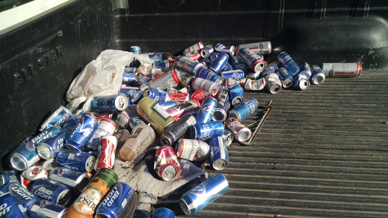 This pristine 1995 F-150 comes with added value in the form of high-quality scrap aluminum